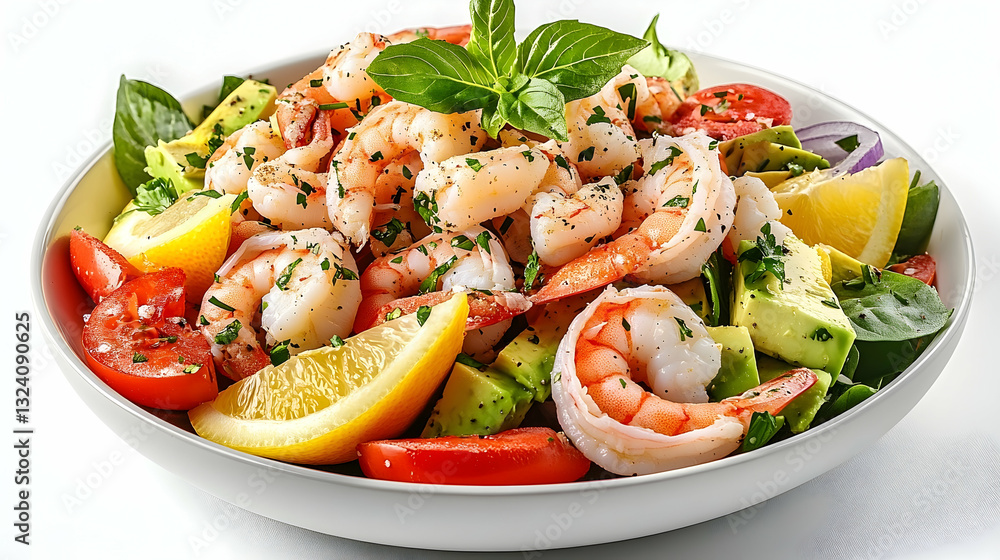 Shrimp Salad with Avocado, Tomato, and Lemon Shrimp Salad with Avocado, Tomato, and Lemon