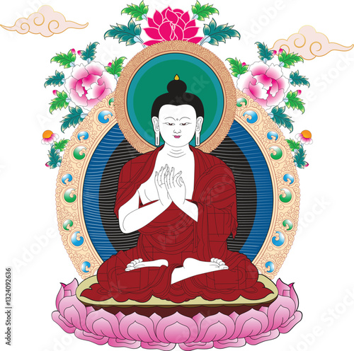 Vairocana is a major Buddha from Mahayana and Vajrayana Buddhism