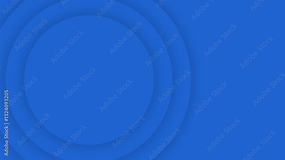 Bright blue abstract background circles pedestal space for design or text or content Bright blue abstract background circles pedestal space for design or text or content