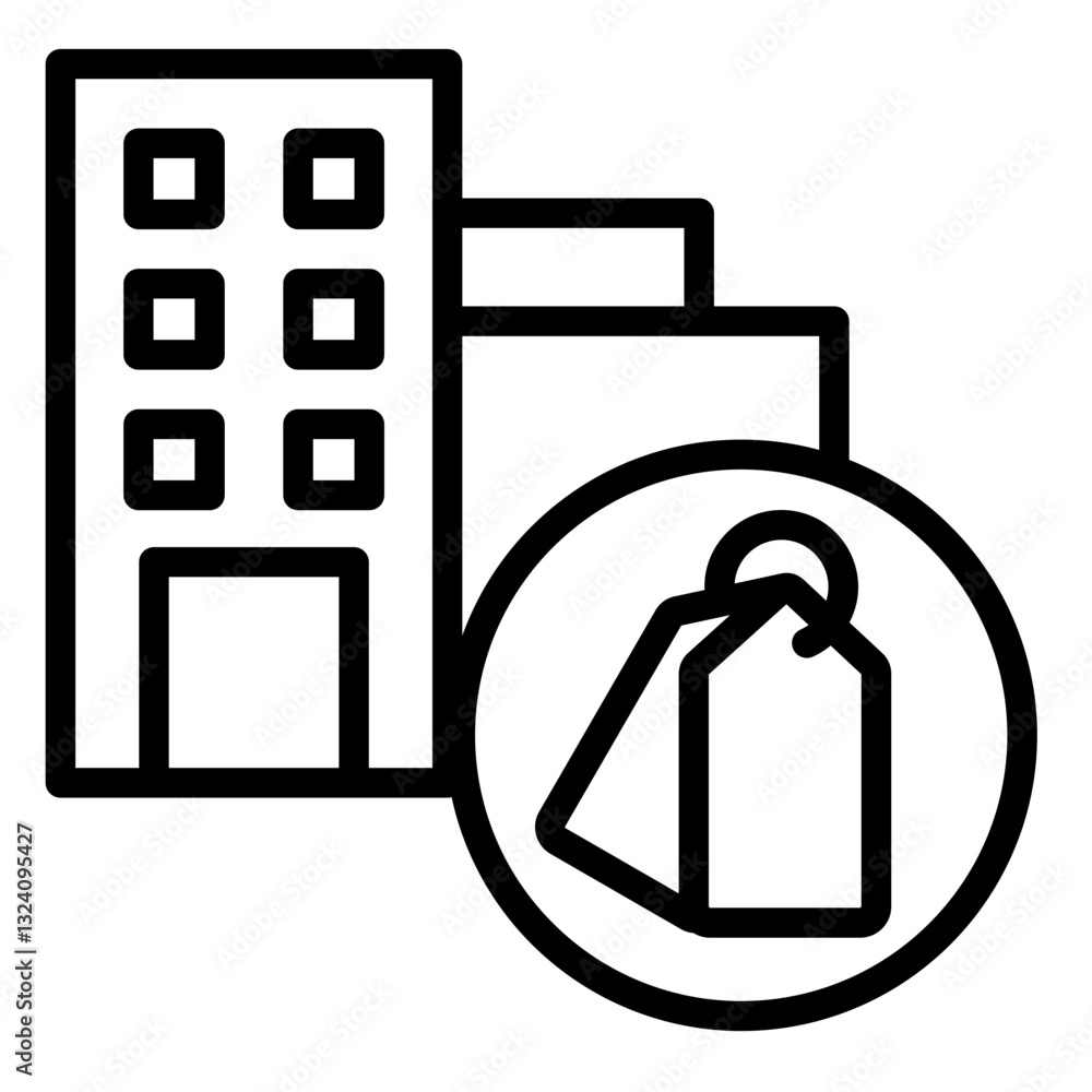 Fototapeta premium Corporate Identity Icon Element For Design 