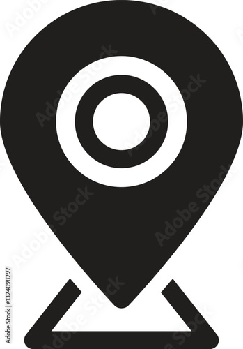 Location Pin Icon, Modern map markers Vector on white background