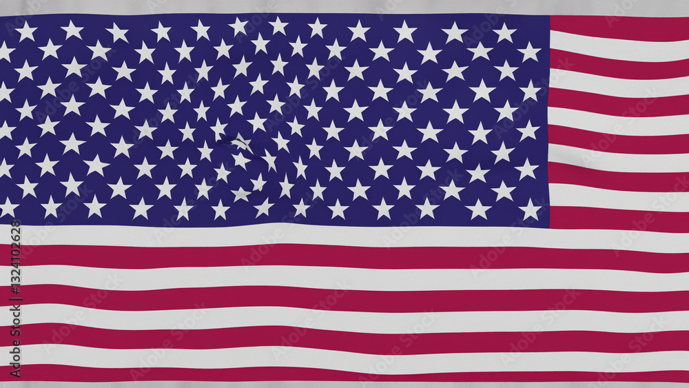 Obraz premium American Independence day background with american flag. Independence day concept banner design