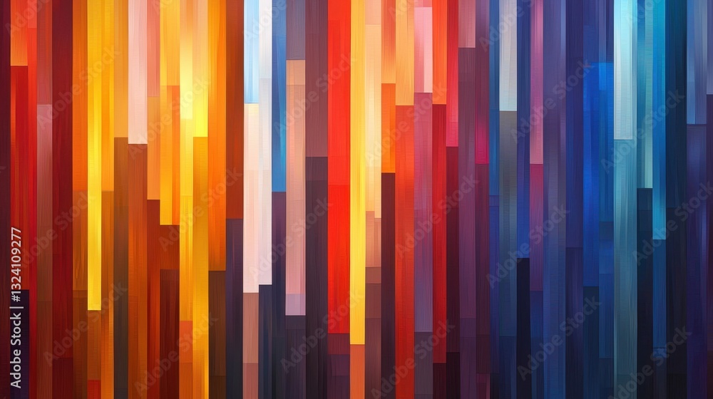 Vibrant abstract backdrop with colorful vertical stripes creating a dynamic and eye-catching wallpaper effect suitable for various artistic applications Vibrant abstract backdrop with colorful vertical stripes creating a dynamic and eye-catching wallpaper effect suitable for various artistic applications