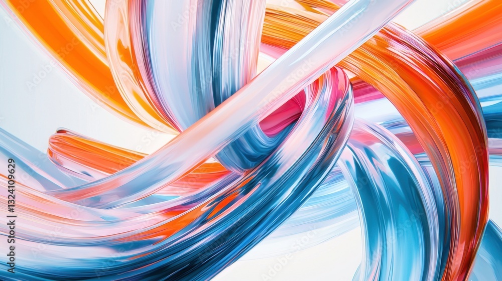 Vibrant abstract pattern with flowing colors swirling in a modern backdrop Vibrant abstract pattern with flowing colors swirling in a modern backdrop