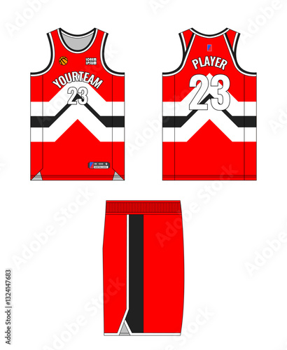 Basketball jersey template design, basketball uniform mockup design, vector sublimation sports apparel design, jersey basketball ideas.