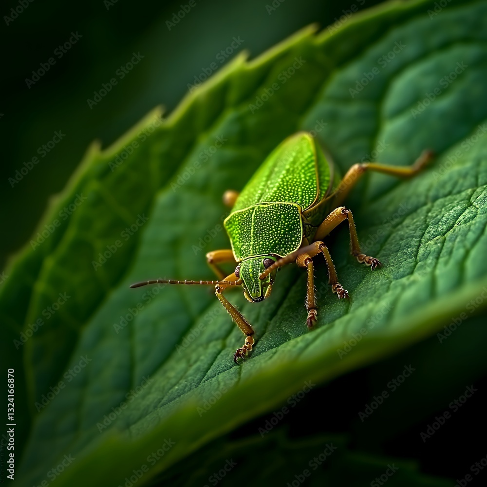 insect camouflaged among intricate leaf patterns insect camouflaged among intricate leaf patterns