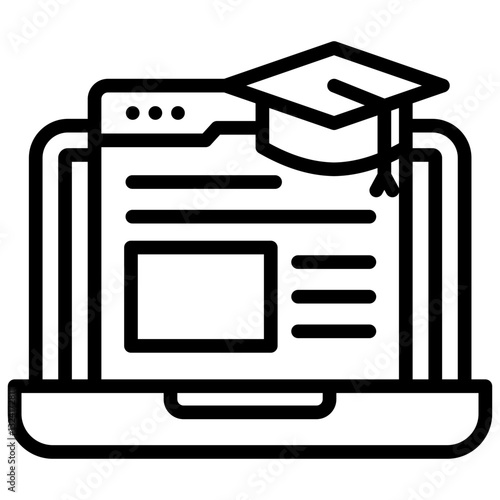 E Learning Icon