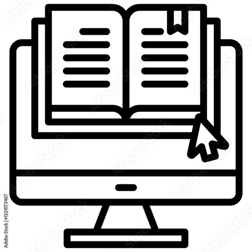 Online Library Icon