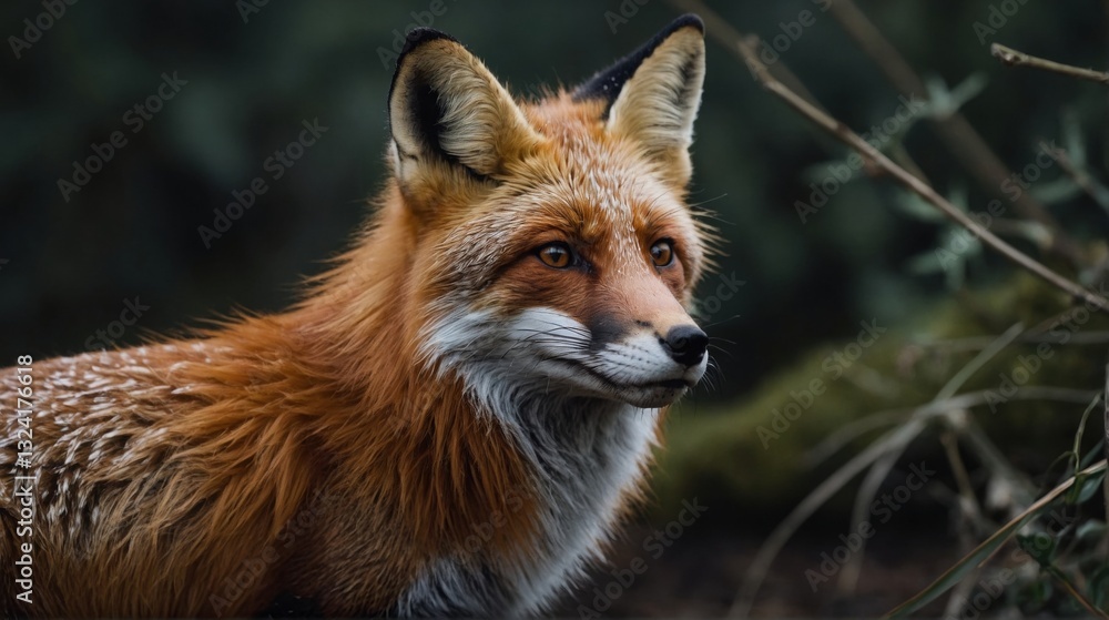 Graceful Fox At Twilight Graceful Fox At Twilight