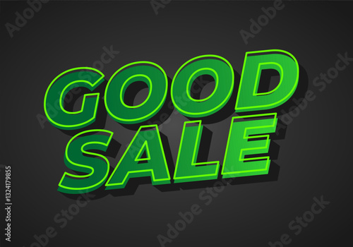 Wallpaper Mural Good sale. Text effect for promotion ads in bold colors Torontodigital.ca