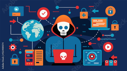 Indepth reports on cyber attacks outlining the ods used and the potential impact on affected systems and individuals.. Vector illustration