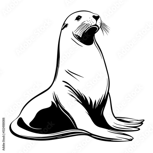 black sea lion
