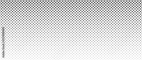 Blended  black triangle on white for pattern and background,  Abstract geometric texture collection design.