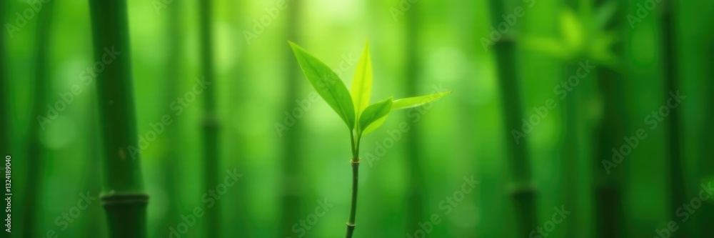 Detail of single bamboo shoot in a shallow depth of field, plant, bamboo, texture Detail of single bamboo shoot in a shallow depth of field, plant, bamboo, texture