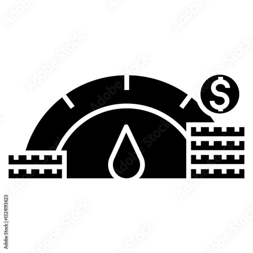 Costs vector icon