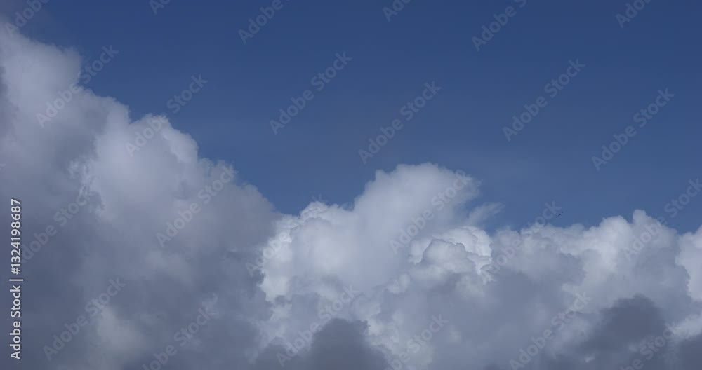 Winter season, Cloudy sky over the southern France Winter season, Cloudy sky over the southern France