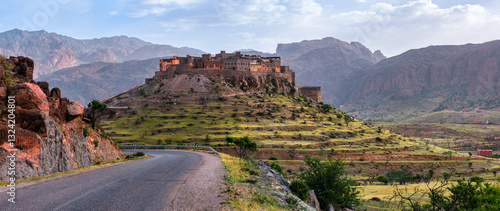 Obraz na płótnie Ksar Tizourgane village in moroccan Antiatlas mountains, southern Morocco w salonie