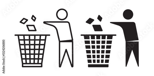 garbage recycling sign