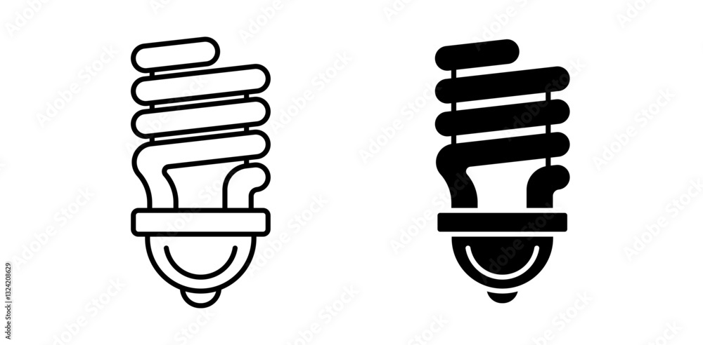 light bulb icon pack in flat and thin liner vectors graphic for ui designs light bulb icon pack in flat and thin liner vectors graphic for ui designs