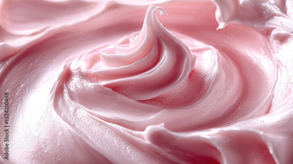 A swirl of delicate, pale pink cream, its texture as smooth as silk, lay against a canvas of soft pastel hues, a whimsical invitation to indulge. A swirl of delicate, pale pink cream, its texture as smooth as silk, lay against a canvas of soft pastel hues, a whimsical invitation to indulge.