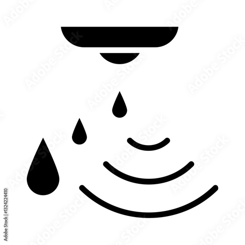 water detection sensor icon