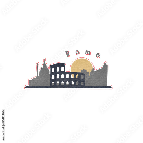 Photography minimal skyline rome