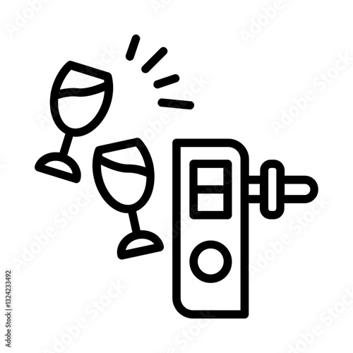 alcohol sensor icon