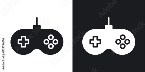 Game console Icons vectors set for web designs in black colors