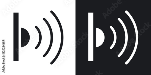 Infrared Icons vectors set for web designs in black colors
