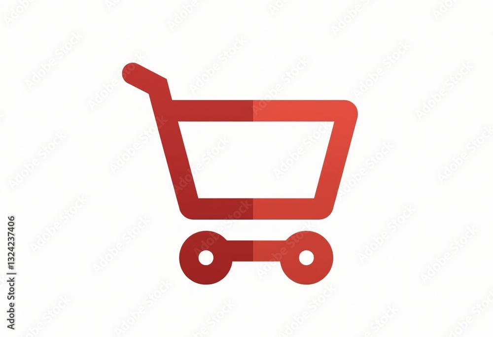 Bold Red Shopping Cart Icon on White: Use this striking icon to highlight e-commerce functionality, improve UX/UI design, and promote online retail ventures effectively.
Bold Red Shopping Cart Icon on White: Use this striking icon to highlight e-commerce functionality, improve UX/UI design, and promote online retail ventures effectively.