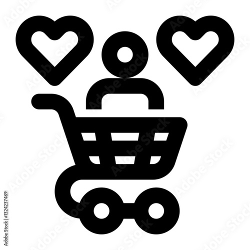 Satisfied, Happy, Ideal Outline Icon
