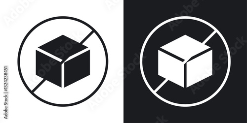 Sugar free Icons vectors set for web designs in black colors