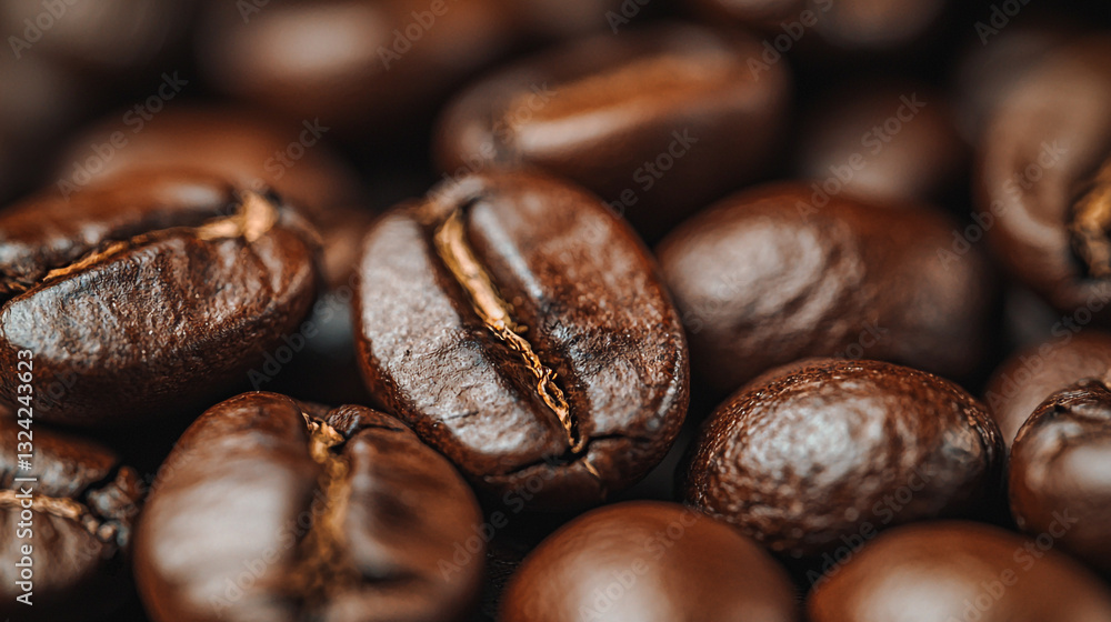 Roasted coffee beans close up macro photography dark brown food rich life drink aroma grain image Roasted coffee beans close up macro photography dark brown food rich life drink aroma grain image