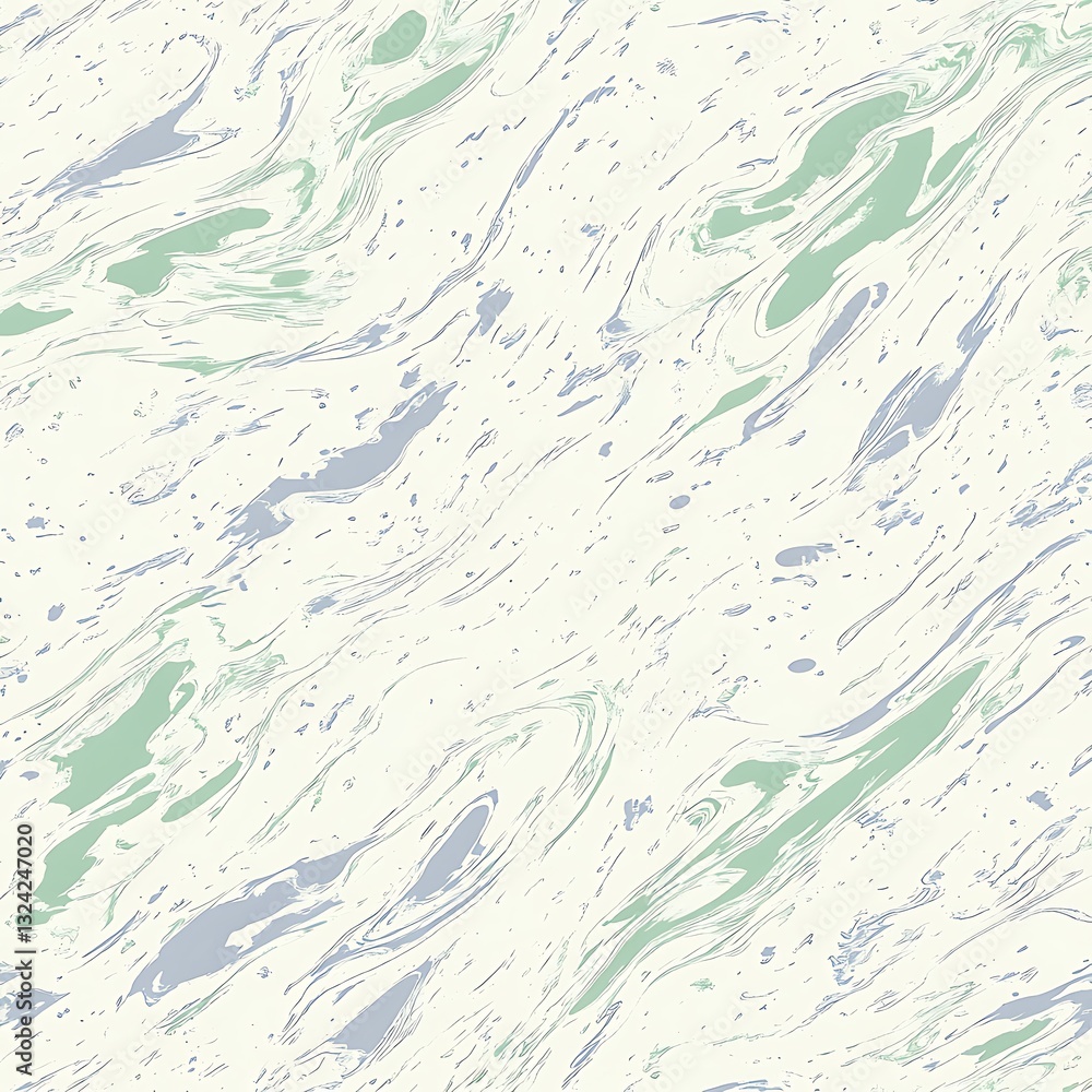 Abstract pattern featuring swirls of color on a cream background Abstract pattern featuring swirls of color on a cream background