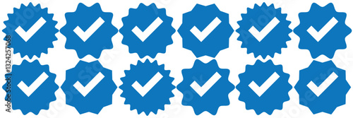 Checkmark icon. Green checkmark vector set. Checked check box sign.