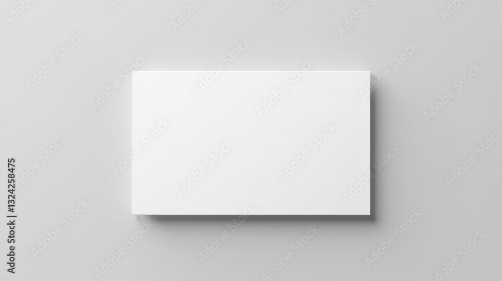 blank white card on light gray background, perfect for design projects or presentations blank white card on light gray background, perfect for design projects or presentations