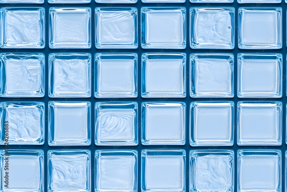 Seamless pattern of glass block wall Seamless pattern of glass block wall