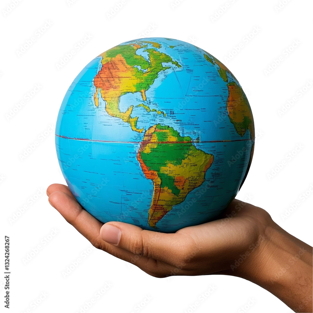 World or earth globe isolated on hand holding in round shape HD photography PNG transparent World or earth globe isolated on hand holding in round shape HD photography PNG transparent