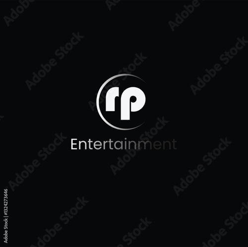 combination of letters R and P. company logo eps 10 format. letter combination logo symbol.