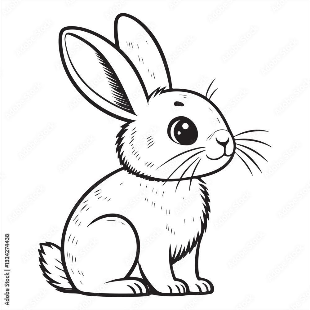 Fototapeta premium Rabbit Vector