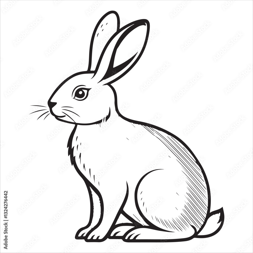 Fototapeta premium Rabbit Vector