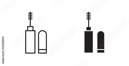 Mascara icons graphics vectors designs