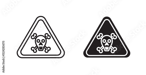 Toxic signs graphics vectors designs