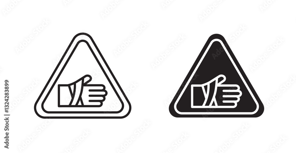 Chemical burns hazard signs graphics vectors designs Chemical burns hazard signs graphics vectors designs