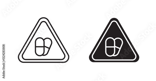 Side effects signs graphics vectors designs