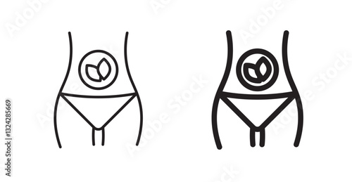 Detox icons graphics vectors designs