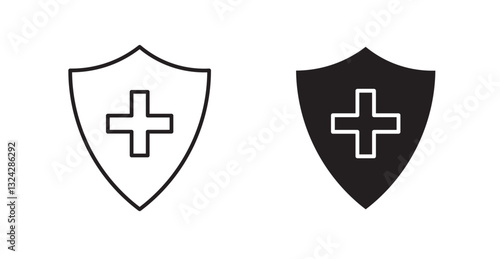 Immune guard icons graphics vectors designs
