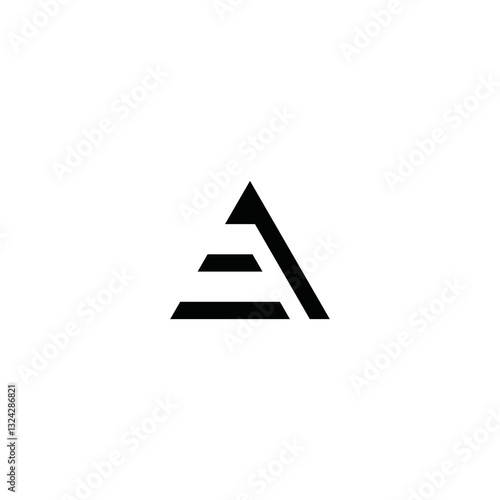 E A / A E, Initial logo template vector