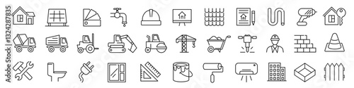 construction icon. construction icon set