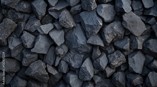 Wallpaper Mural Dark Gray Stone Texture with Abstract Grainy Surface, Minimalist and Raw Aesthetic Torontodigital.ca